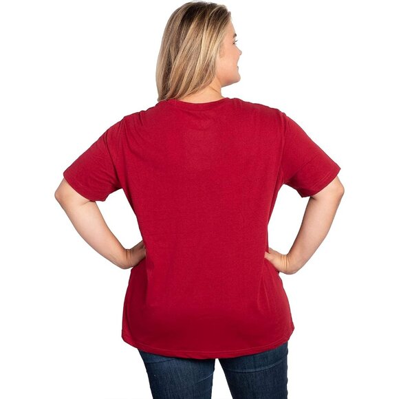 Plus Size Cotton T-Shirt Wonder Woman Logo Graphic Costume Print 3X - Picture 2 of 5